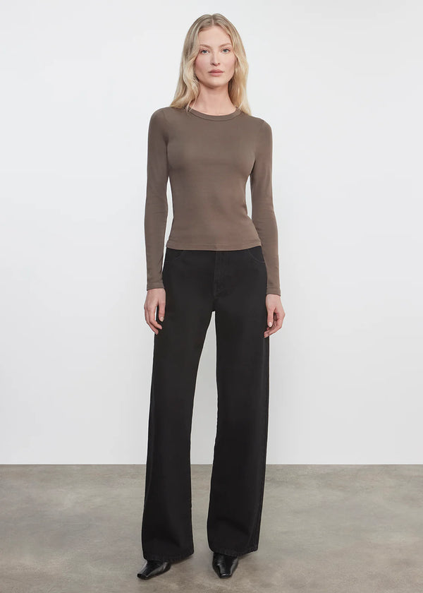 Enza Costa - Supima Cotton New Classic L/S Tee - Multiple Colors