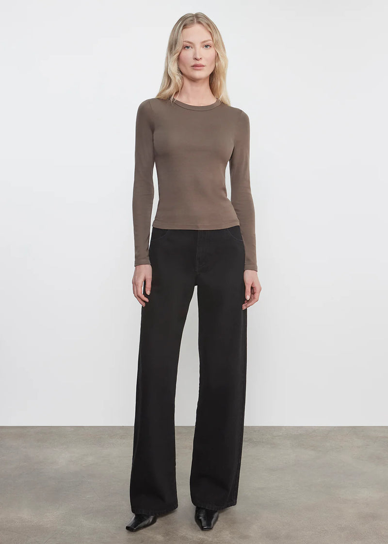 Enza Costa - Supima Cotton New Classic L/S Tee - Multiple Colors