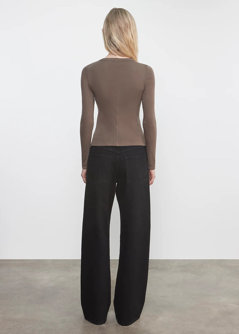 Enza Costa - Supima Cotton New Classic L/S Tee - Multiple Colors