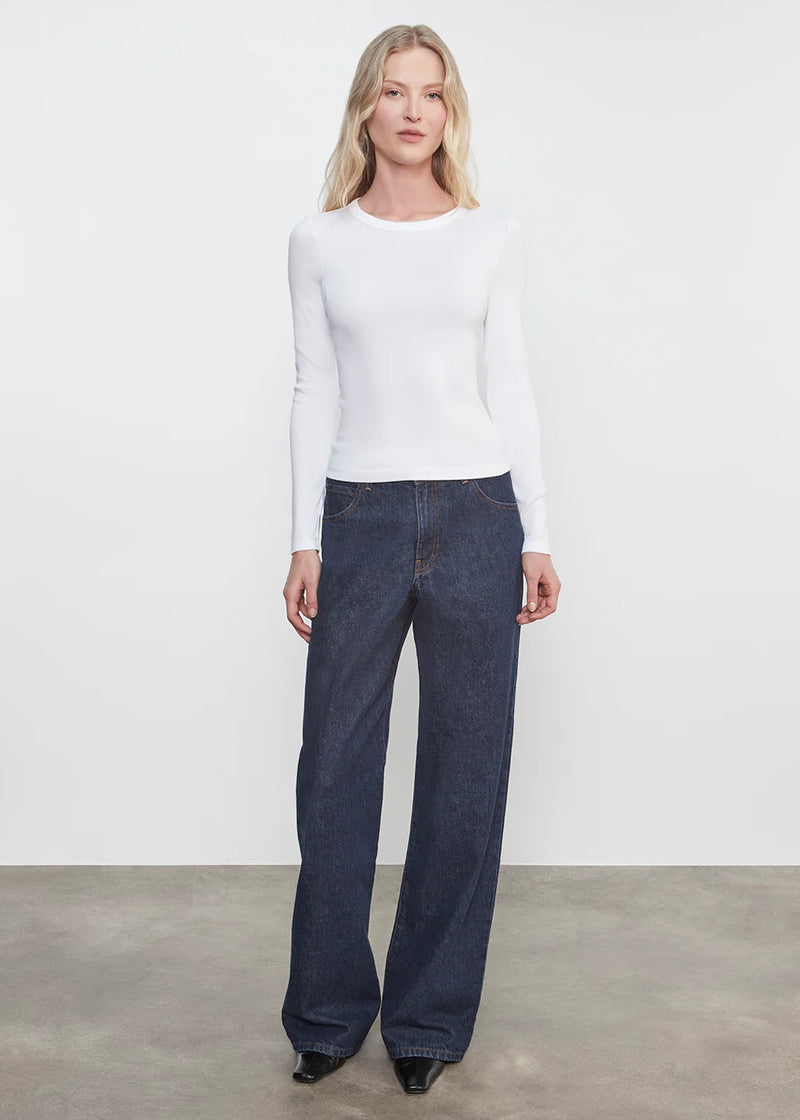 Enza Costa - Supima Cotton New Classic L/S Tee - Multiple Colors