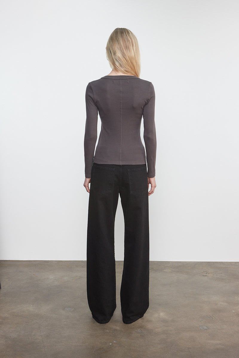 Supima Cotton New Classic L/S V-Neck