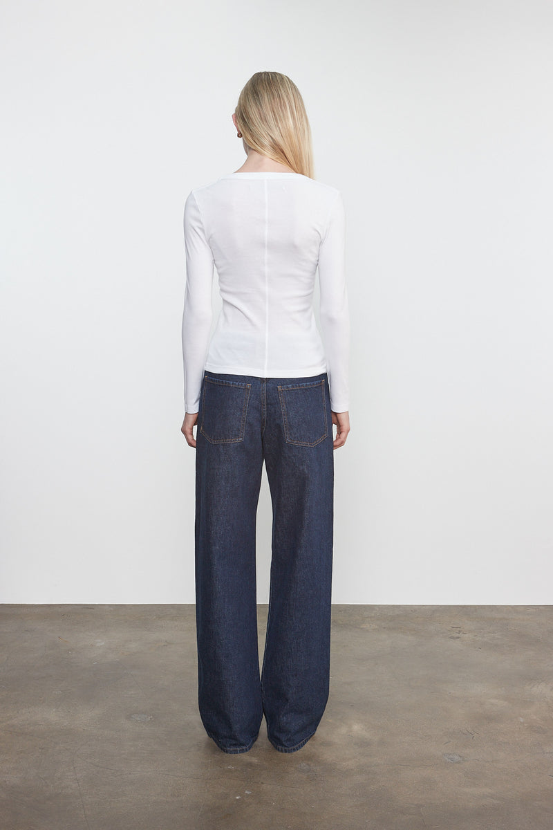 Supima Cotton New Classic L/S V-Neck