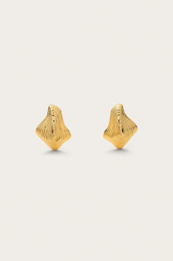 Cult Gaia - Relic Earring - Shiny Brass