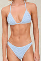 Devon Windsor - Lucinda Metallic Knit Top - Azure