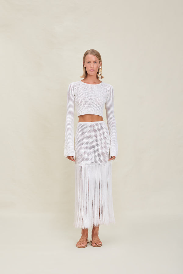 Devon Windsor - Enda Skirt - Dove