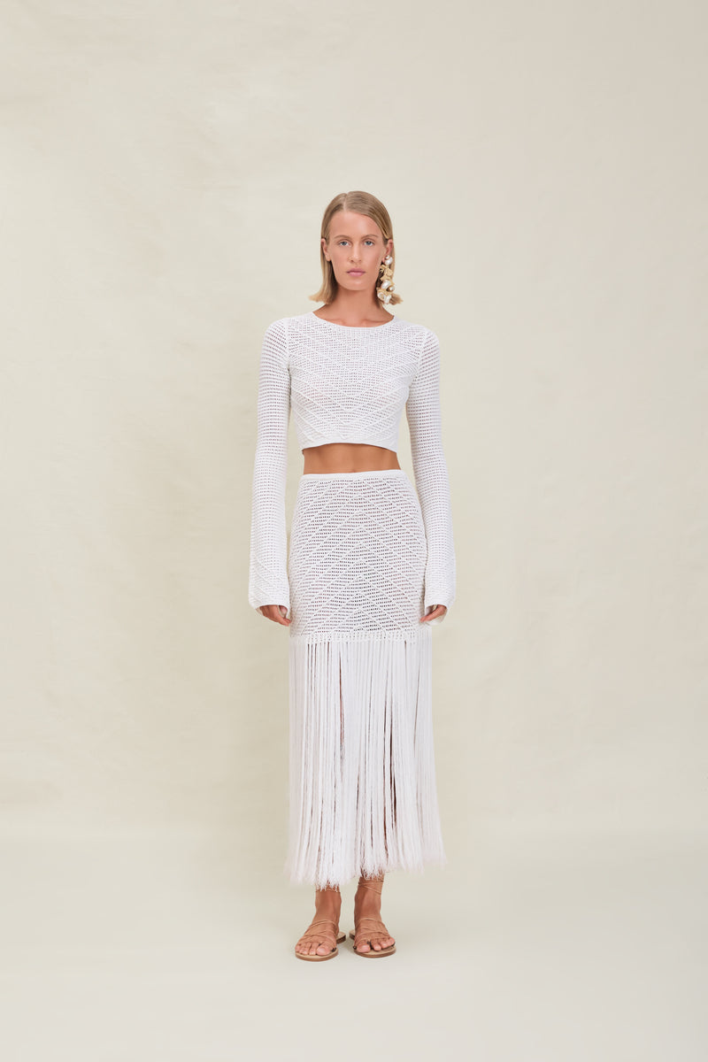 Devon Windsor - Enda Skirt - Dove