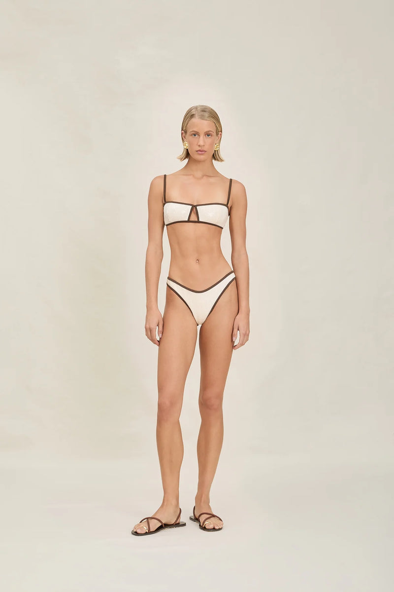 Devon Windsor - Annie Bottom - Cream Sequin