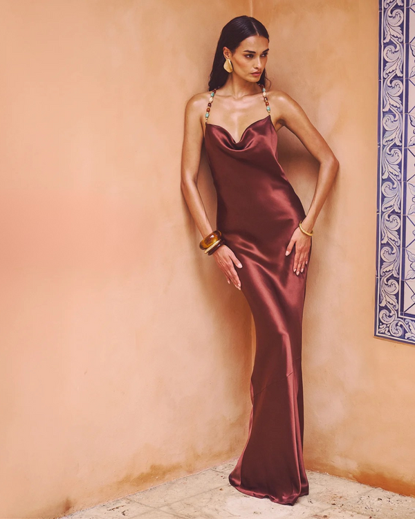 Retrofete - Finley Dress - Chestnut
