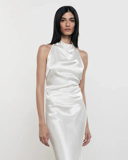 Enza Costa - Satin Halter - Cloud