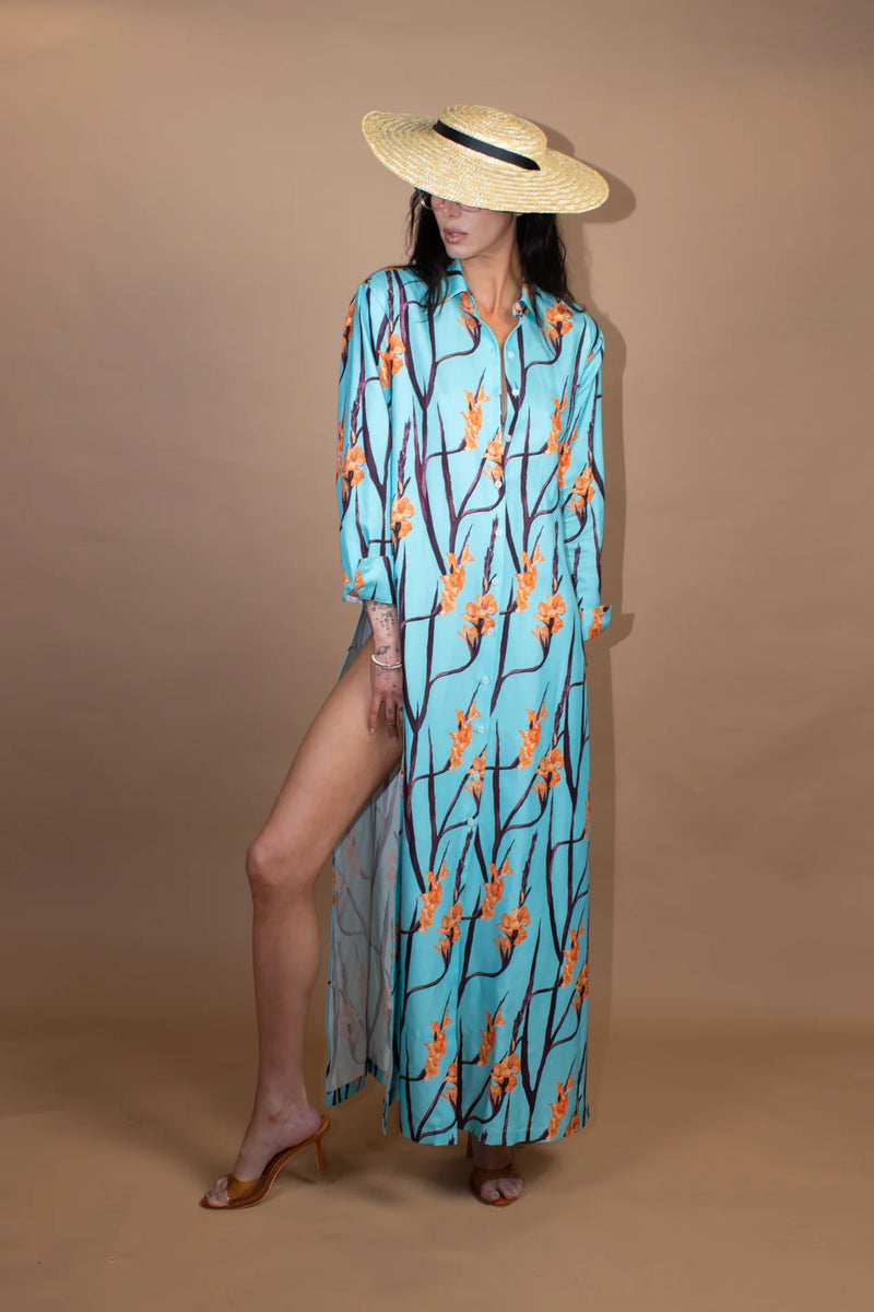 Dur Doux - Gladiolus Maxi Shirt