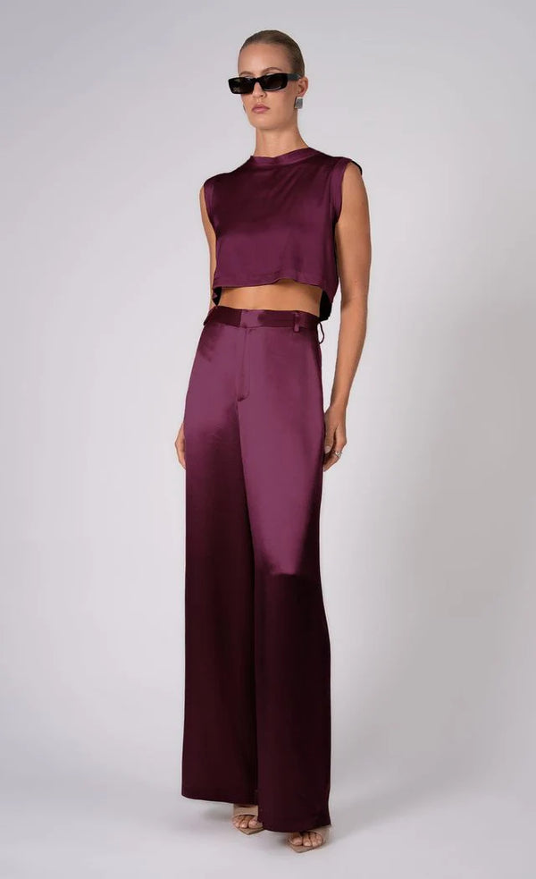 Nonchalant - Esme Pant - Plum