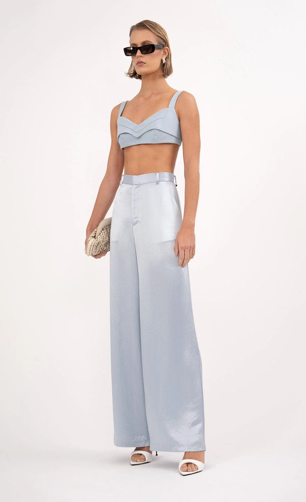 Nonchalant - Esme Pant - Sky Blue