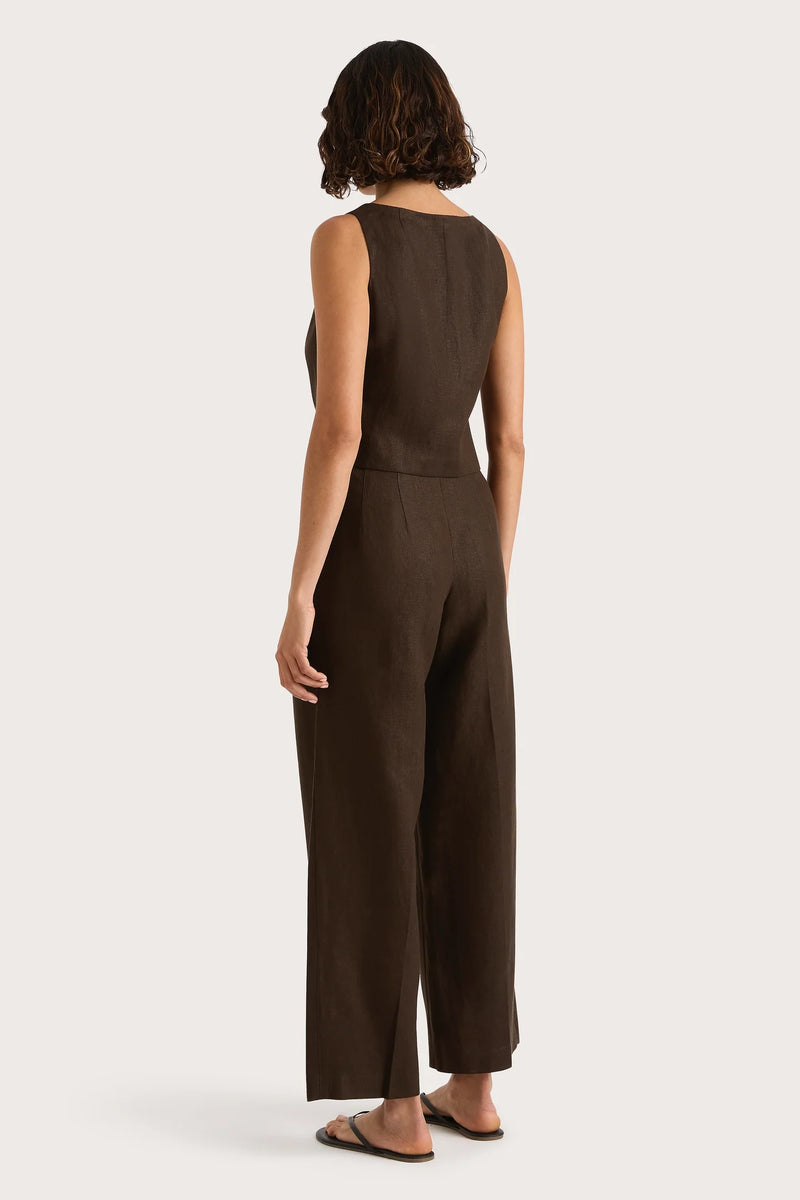 Faithfull The Brand - Elia Top - Coffee