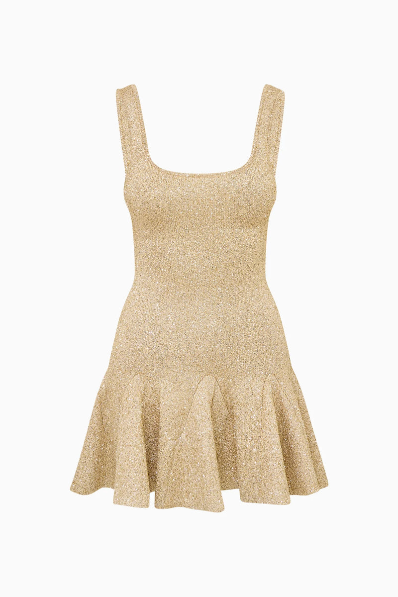 Loveshackfancy - Sarajane Sequin Stretch Knit Mini Dress - Multiple Colors