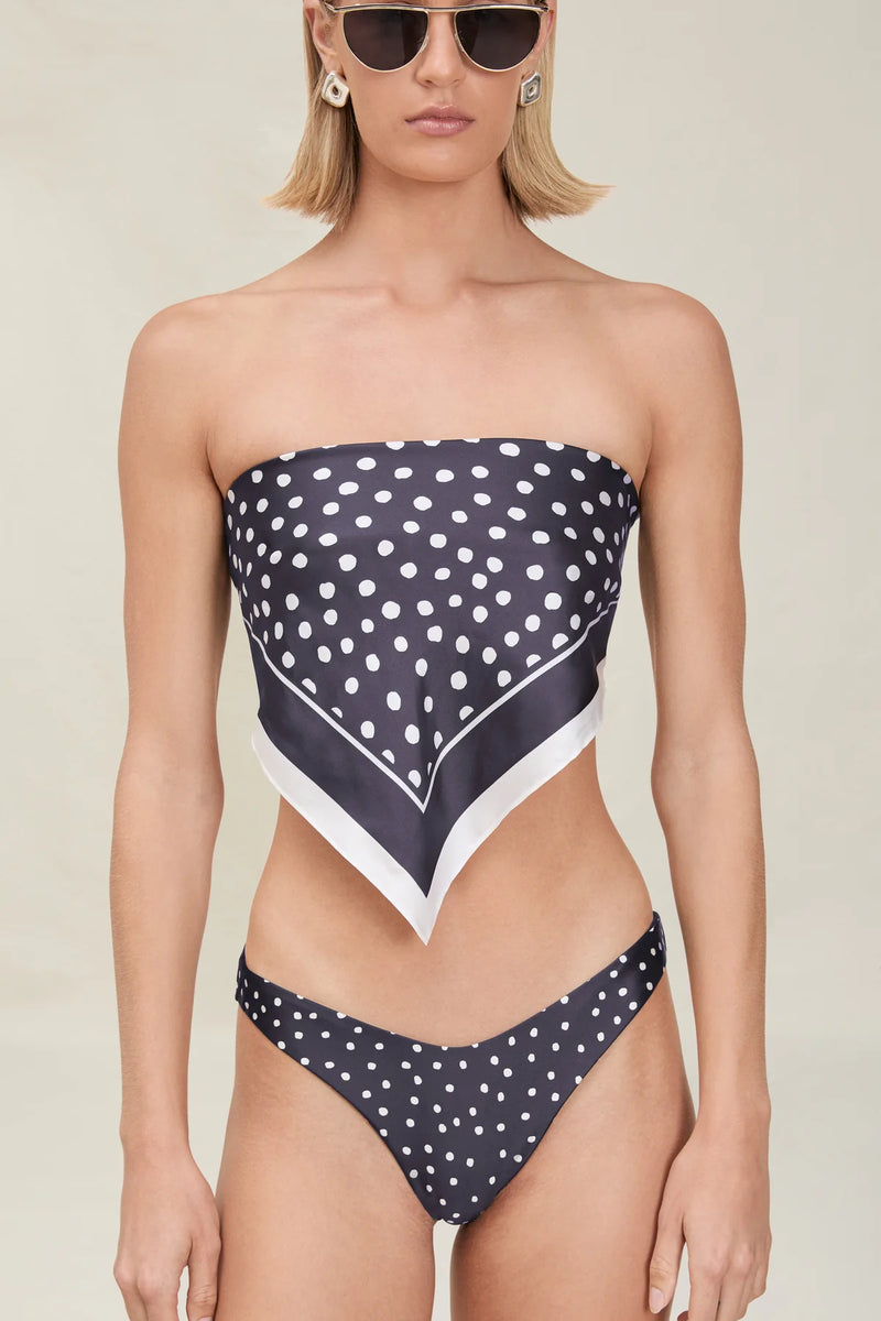 Devon Windsor - Scarf - Black Dot