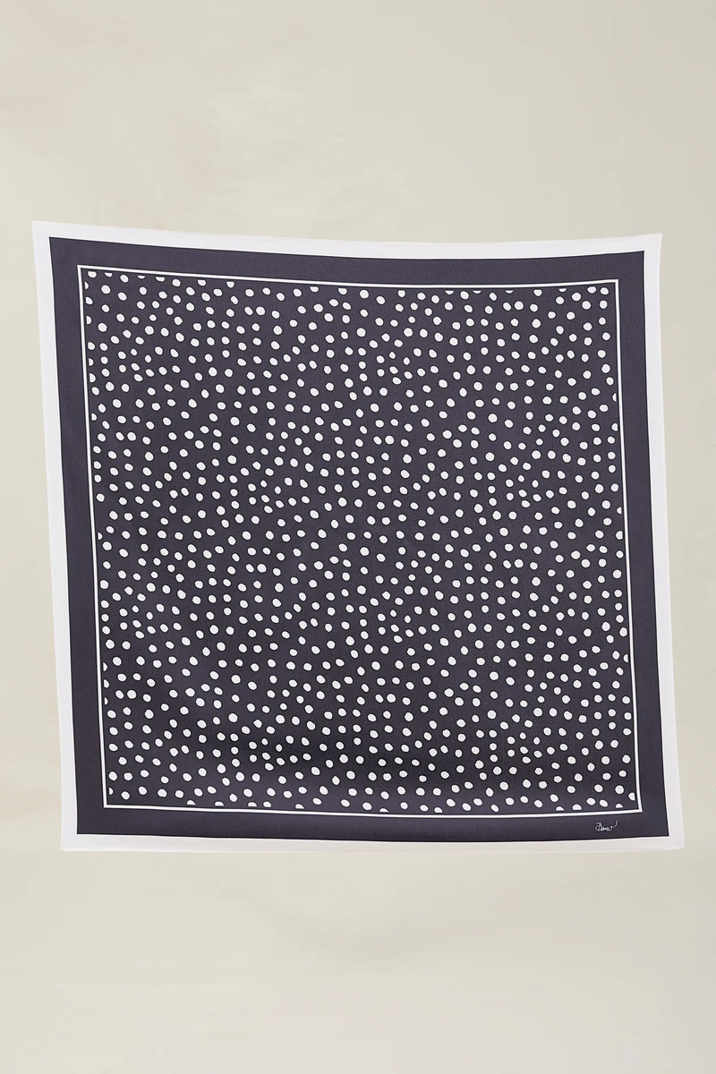 Devon Windsor - Scarf - Black Dot