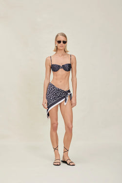 Devon Windsor - Scarf - Black Dot