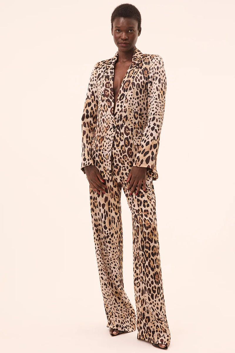 Misa - Cher Pant - Leopard Print