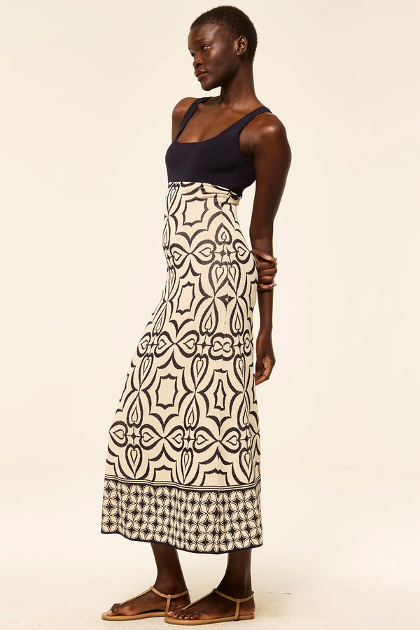 Misa - Kalil Dress - Blue Mosaic