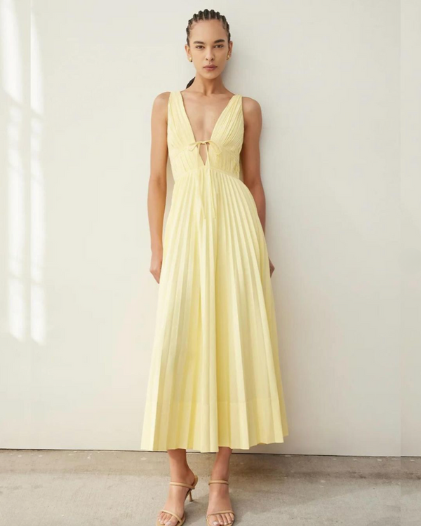 Simkhai - Stephanie Midi Dress - Sulfur