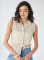 Sleeveless Sheer Shirt