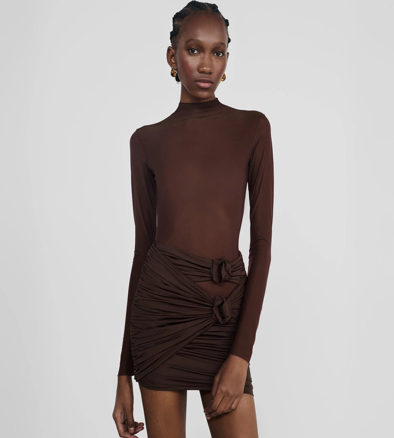 Maygel Coronel - Corda Skirt - Habano