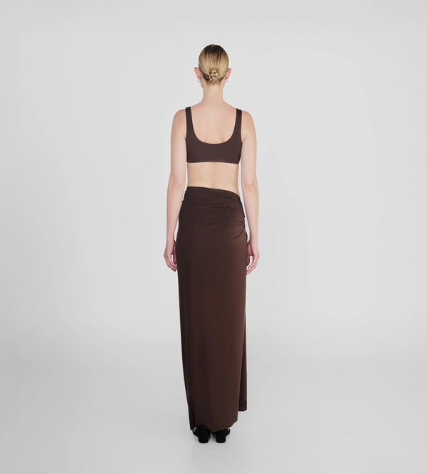 Maygel Coronel - Capella Pareo Skirt - Habano