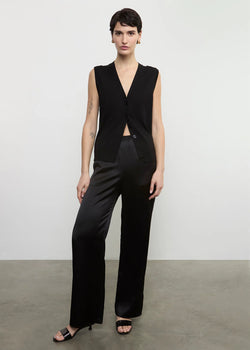Enza Costa - Silk Knit Vest - Black
