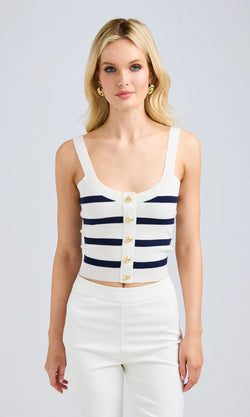 Generation love - Alesso Top - White/Navy