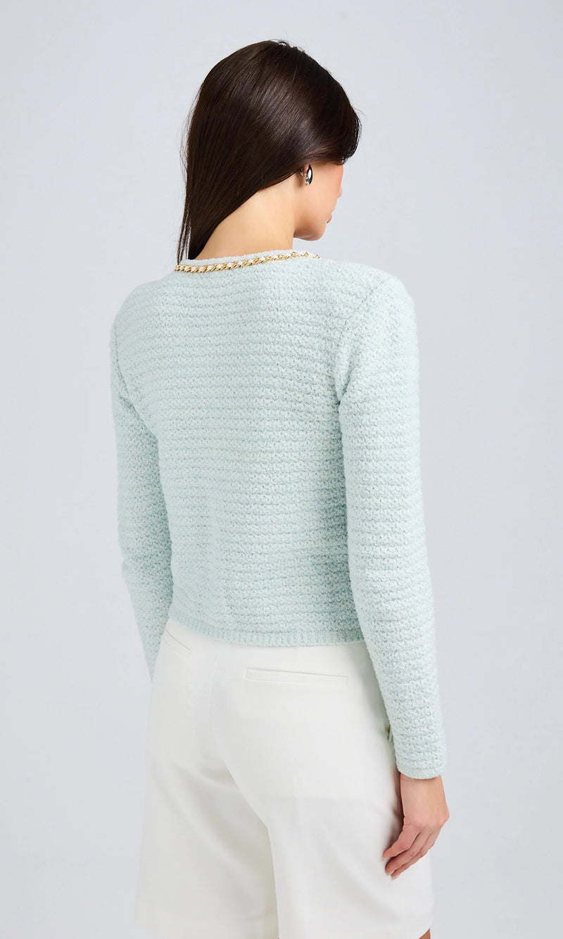 Generation love - Kelly Chain Cardigan - Opal Melange