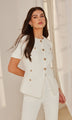 Generation love - Reyes Crepe Jacket - White
