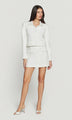 Generation Love - Katana Crepe Skirt - White