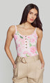 Generation Love - Molly Floral Jersey Tank Top - Pink Petal Dream
