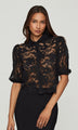 Generation Love - Tammy Mesh Lace Shirt - Black