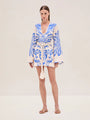 Alexis - Noriko Dress - Sapphire Palm