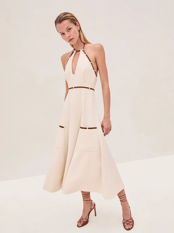 Alexis - Arden Dress - Ivory