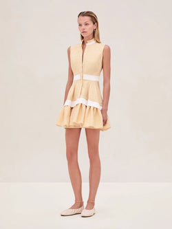 Alexis - Natacha Dress - Yellow Stripe