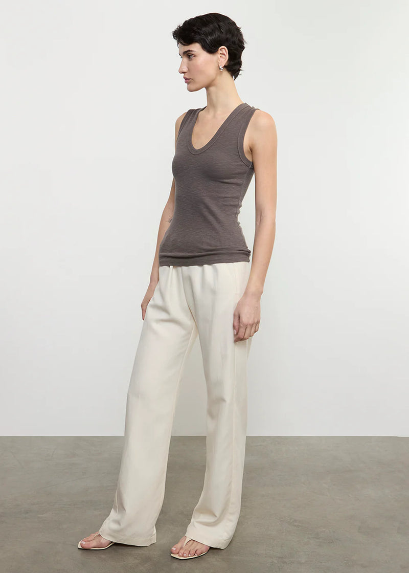 Enza Costa - Twill Everywhere Pant - Vanilla