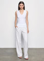 Enza Costa - Twill Everywhere Pant - Off White