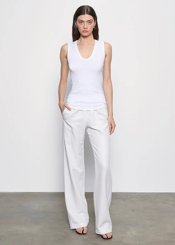 Enza Costa - Twill Everywhere Pant - Off White