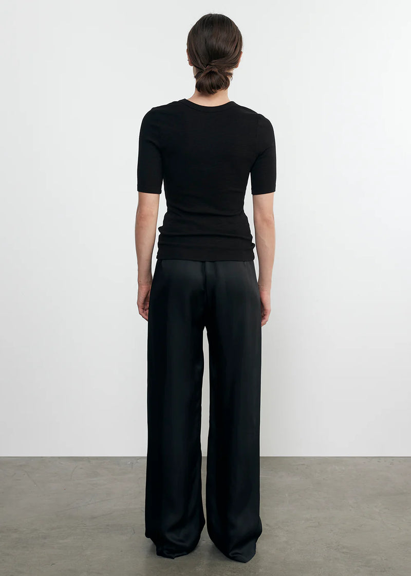 Enza Costa - Fluid Twill Pant - Black