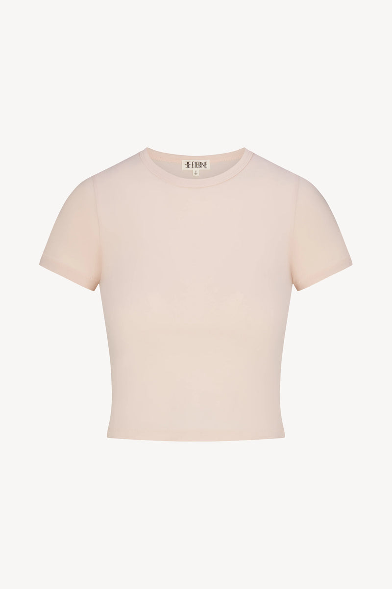 Eterne - Short Sleeve Baby Tee - Dusty Pink