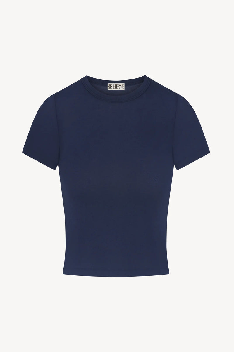 Eterne - Short Sleeve Baby Tee - Navy