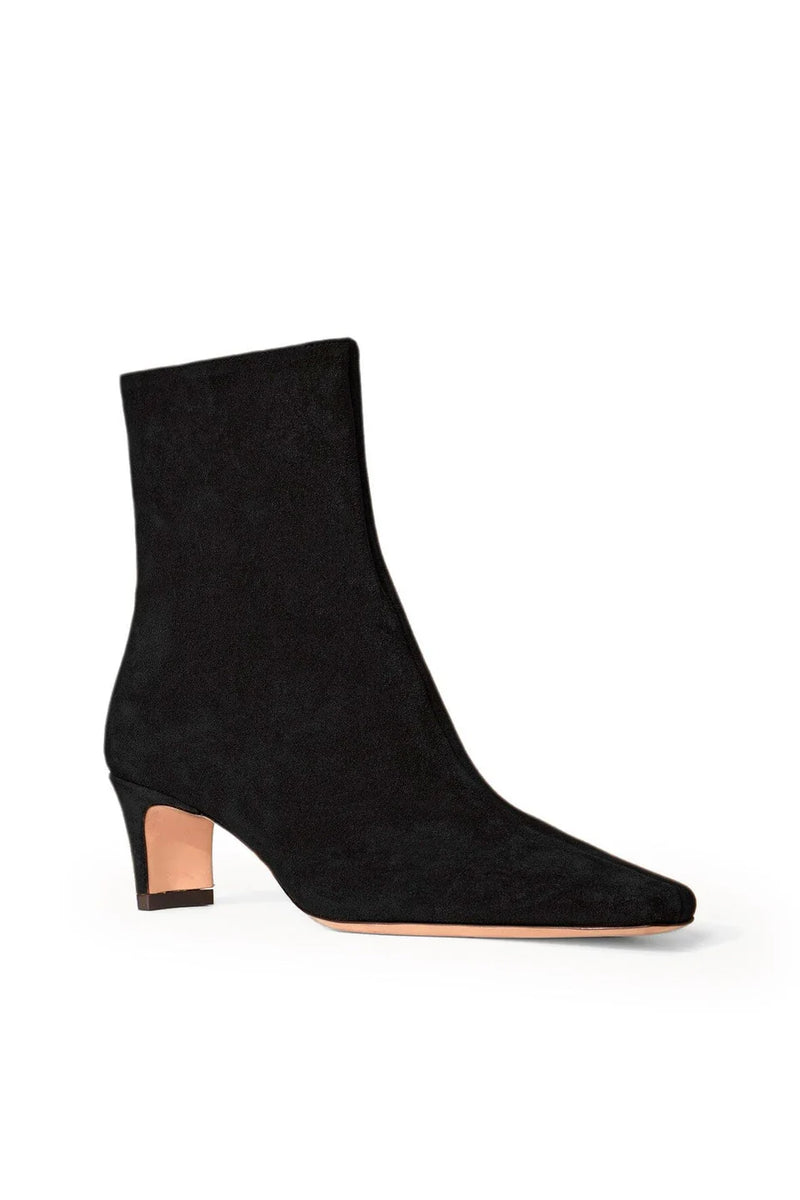 Staud - Wally Anklet Boot - Black Suede