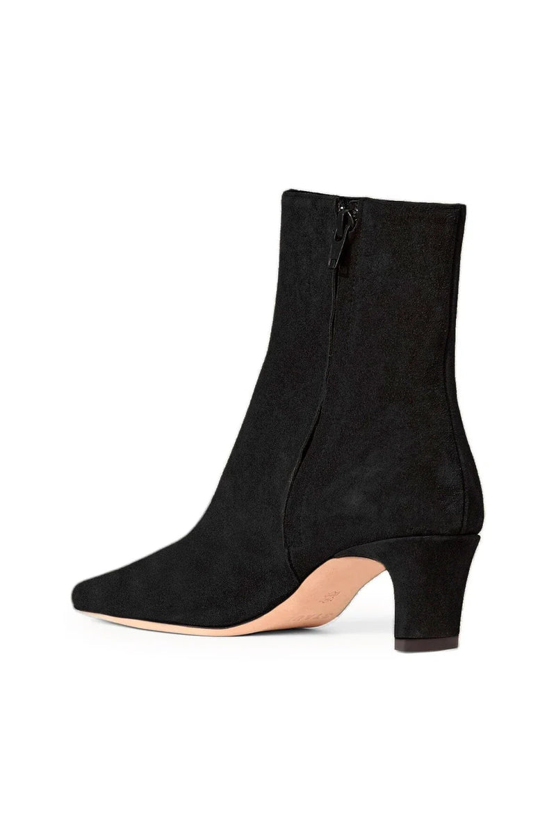 Staud - Wally Anklet Boot - Black Suede