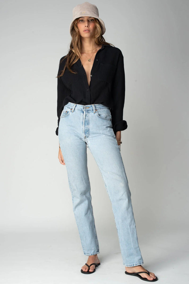 Stillwater - Double Gauze Favorite Shirt - Black