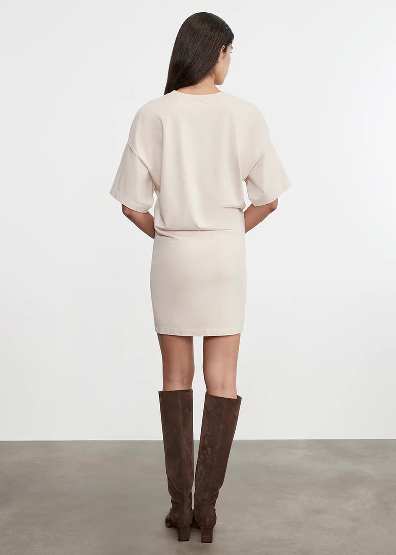 Enza Costa - Supima Curve Mini Dress - Parchment