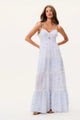 Loveshackfancy - Story Cotton Maxi Dress - Sky Mist