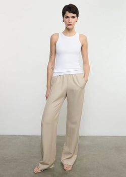 Enza Costa - Twill Everywhere Pant - Stone