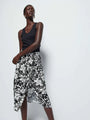 Nation LTD - Suri Sarong - Black Botanical Floral